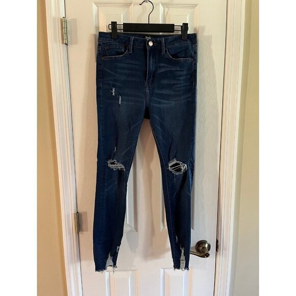 Simple Society Skinny Jeans Distressed - Picture 1 of 2